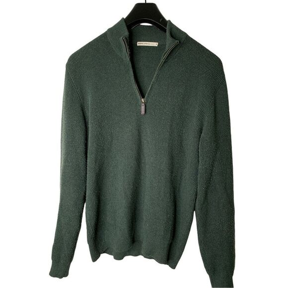 Marine Layer Other - Marine Layer 1/4 zip sweater pullover green men's size medium